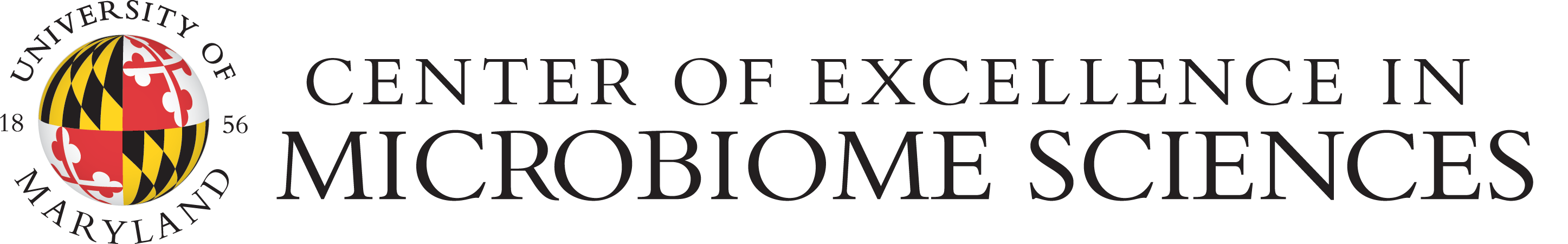 Center of Excellence in Microbiome Sciences logo
